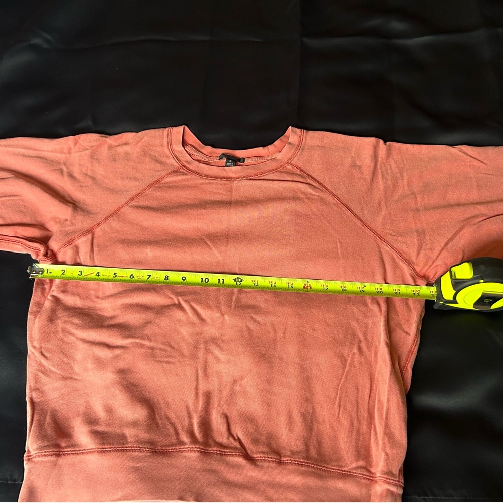 J.crew top size m color peach 100% cotton